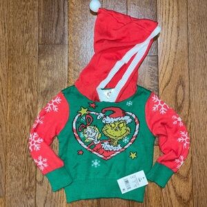 NWT The Grinch Christmas Sweater Sz 12 months